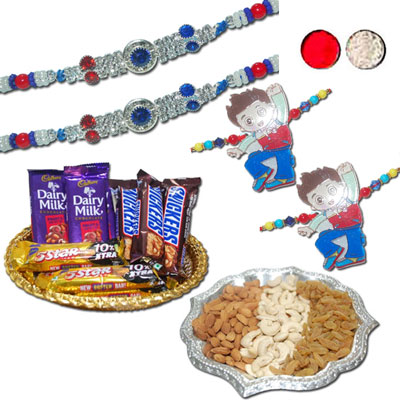 "Family Rakhis - code FH12 - Click here to View more details about this Product